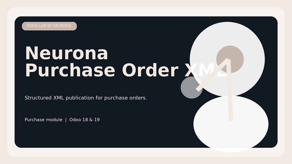 Neurona Purchase Order XML